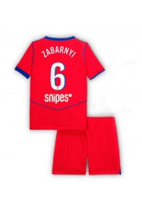 Paris Saint-Germain Illia Zabarnyi #6 Jalkapallovaatteet Lasten Kolmas peliasu 2025-26 Lyhythihainen (+ Lyhyet housut)